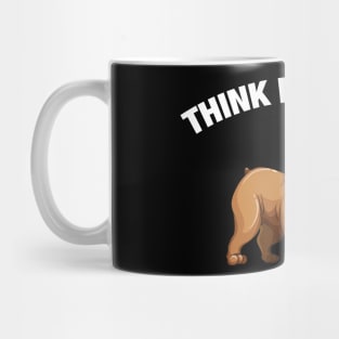 Think Pawsitive - Bulldog Mug